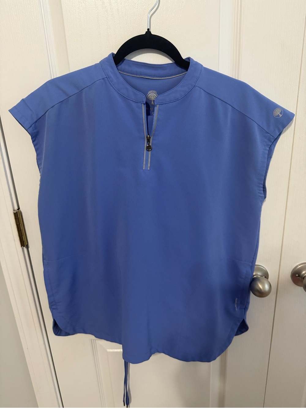 healing hands Periwinkle Zip-Neck Tank Top